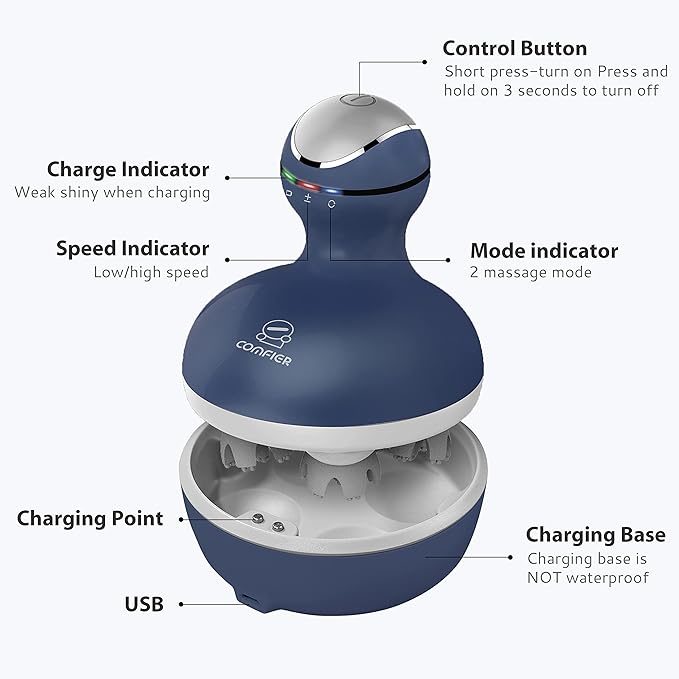 COMFIER Cordless Electric Scalp Massager - Image 5