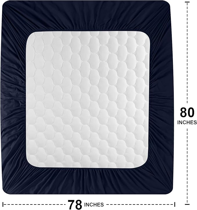 Utopia Bedding Waterproof Mattress Protector, King Mattress Pad, Noiseless - Image 4