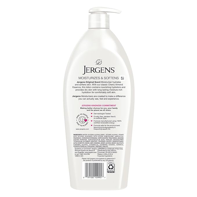 Jergens Original Scent Dry Skin Lotion, Body and Hand Moisturizer - Image 10