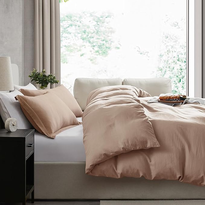 Nestl Khaki Duvet Cover King Size - Image 7