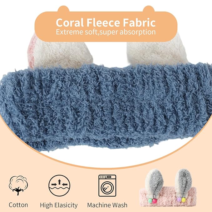 PERFECTSIGHT Kawaii Headband for Spa, Washing Face, Party - Image 2