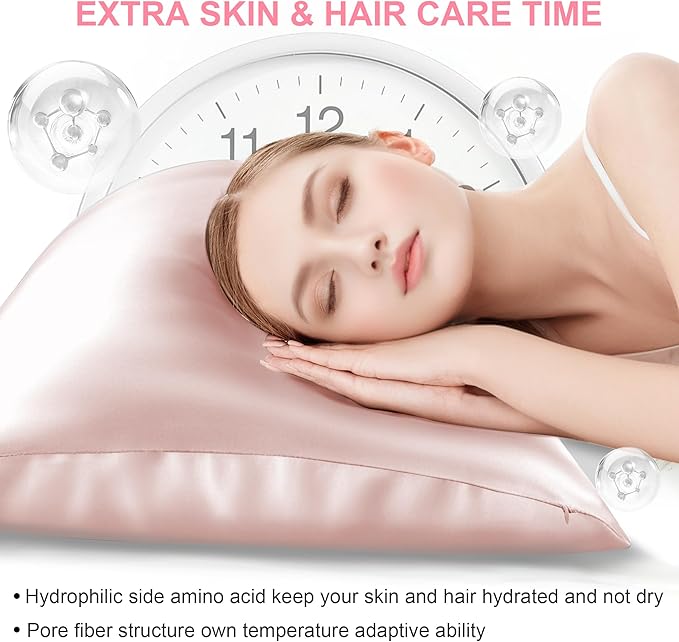 Silk Pillow Cases 2 Pack King Size - Image 3