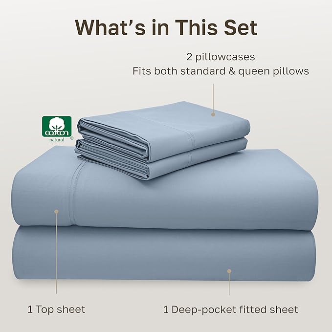 California Design Den Queen Size Sheet Set - Image 4