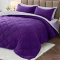 MUXHOMO 7 Pieces King Comforter Set, Reversible Bed in a Bag King Size by MUXHOMO