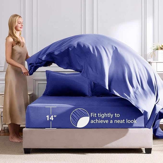 CozyLux King Size Comforter Set Very Peri - Image 5