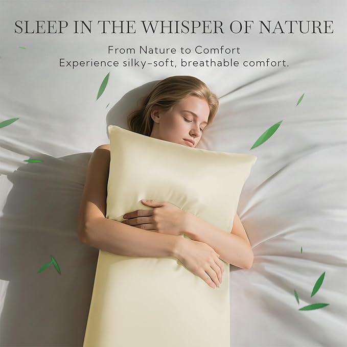 MR&HM Pillow Cases Queen Size Set of 2, Cooling Pillow Case - Image 2