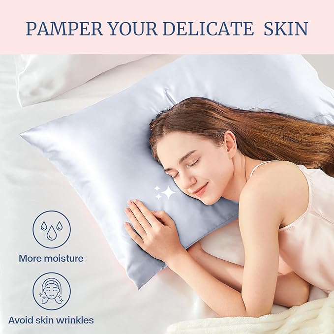 BEDELITE Satin Pillowcase for Hair and Skin, Super Soft Similar to Silk Pillow - Image 3