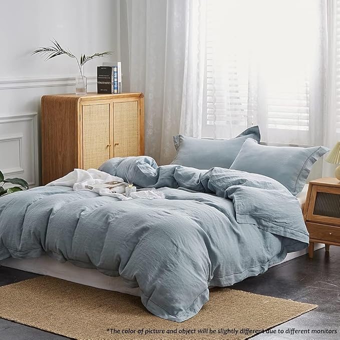 Simple&Opulence 100% Linen Duvet Cover Set - Image 6