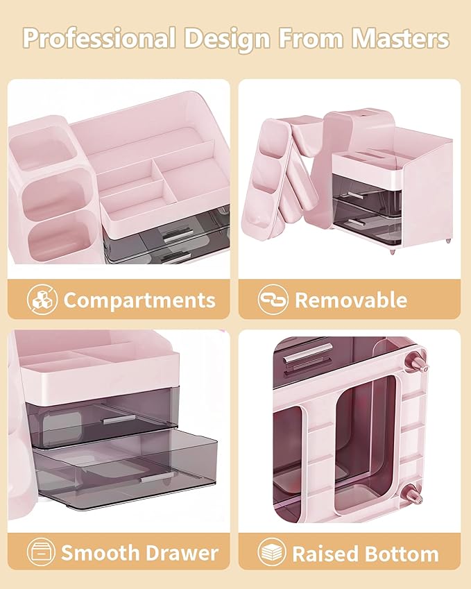 Anylady Large Capacity Makeup Organizer Countertop - Image 3