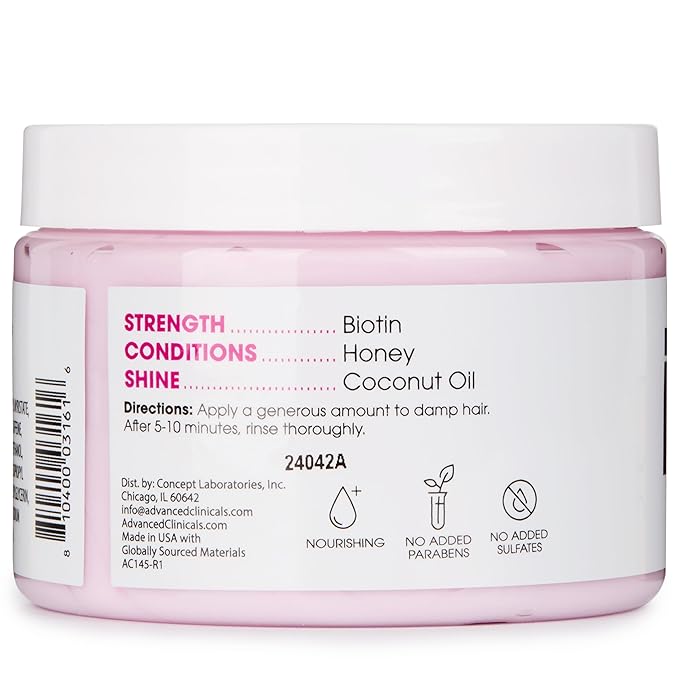 Advanced Clinicals Biotin Hair Treatment Anti-Breakage Repair Hair Mask. - Image 9
