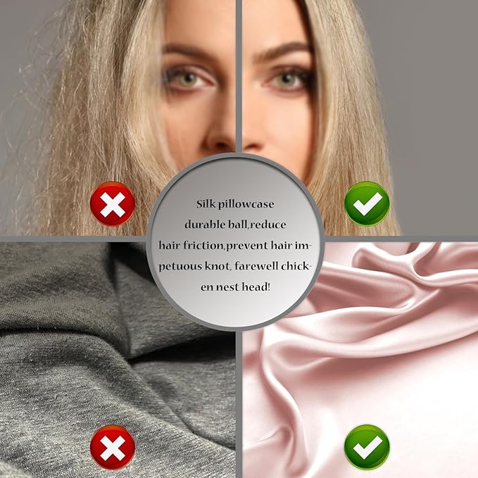 Silk Pillow Cases 2 Pack Soft Breathable and Sliky King Size Pillow Cases Set - Image 5