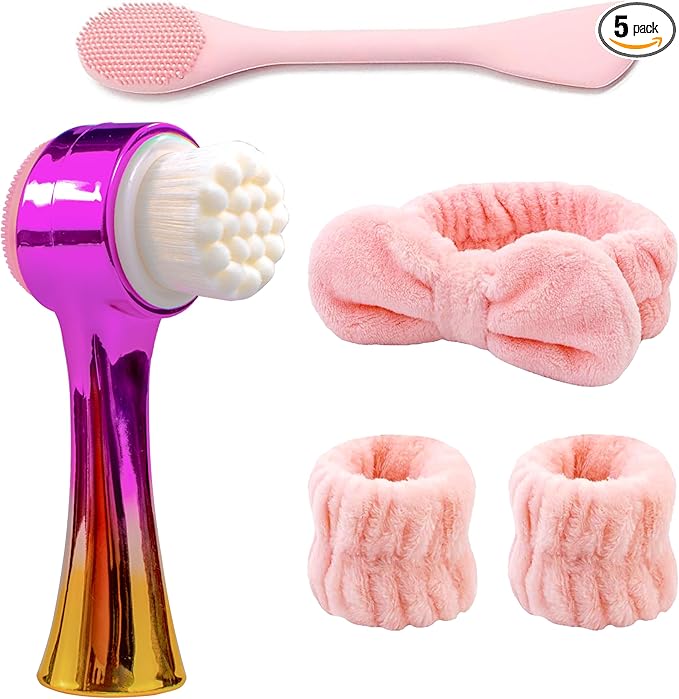 Facial Cleansing Brush 2 in 1Double-Sided Facial Cleaning Brush by OHES