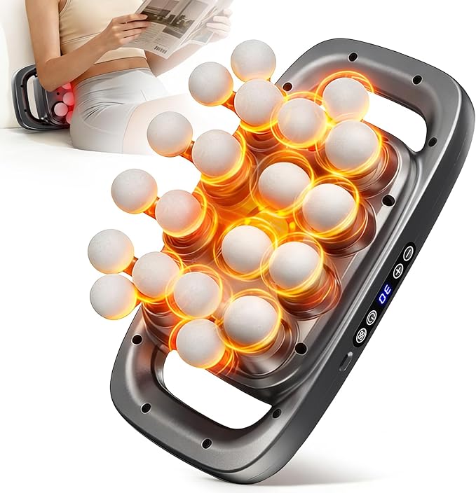 20-Head Massage Gun, Deep Tissue Percussion Massager by EDISTEC%7CSmartBackNeckMassagers