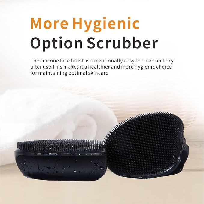 Silicone Face Scrubber, Soft Face Cleansing Brush, Face Pore Blackhead Remover - Image 9