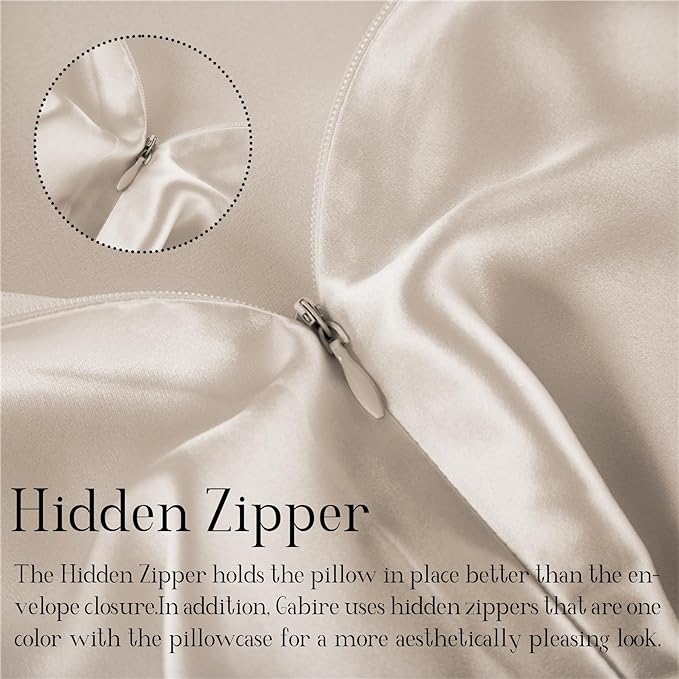 Gabire Mulberry Silk Queen Size Pillow Cases - Image 4