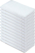 Basic Hand Towels 16x26 Inches – Pack of 12 – White Color – Soft and Absorbent by TEXTILA
