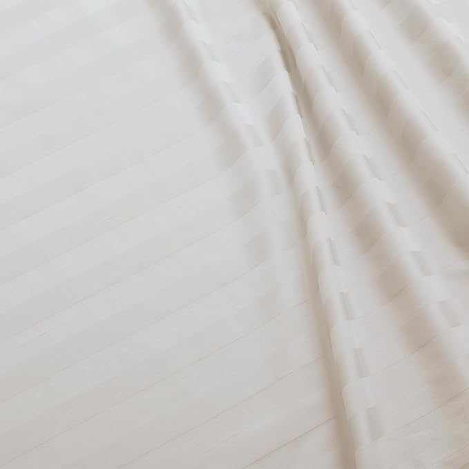 Flat Sheet Only TwinXL Size, 400 TC 100% Egyptian Cotton Flat Sheet Striped - Image 4