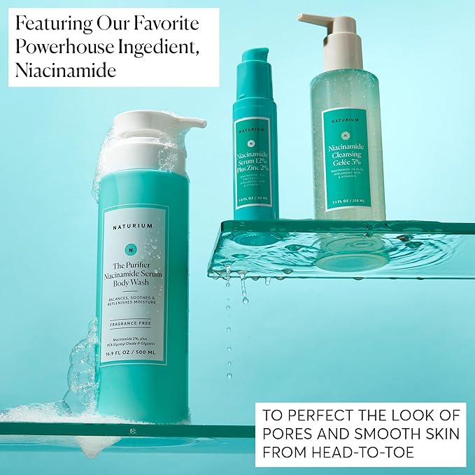 Naturium The Purifier Niacinamide Serum Body Wash, Cleansing & Hydrating - Image 6