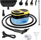 Handheld Steam Cleaner, 10s Fast Heating Steamer for Cleaning, 1.6L Water Tank, 3 Levels Adjustable Handle, 11-in-1 Steam Cleaner for Home, Kitchen, Dirt, Grease, Grout, Tile, Floor, Couch and Car