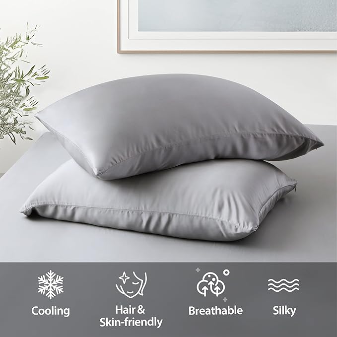 4 Pack Cooling Toddler Pillow Cases, Viscose Derived from Bamboo Small Pillow - Image 5