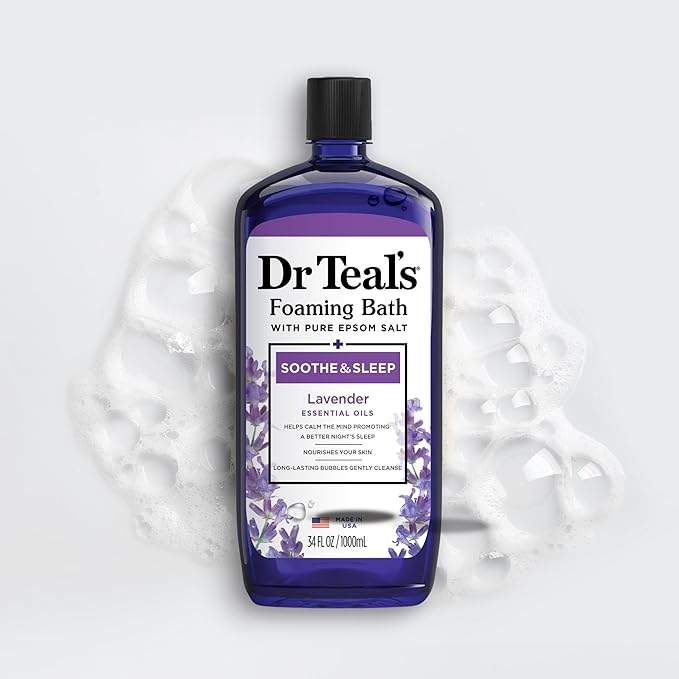 Dr Teal's Foaming Bath with Pure Epsom Salt, Lavender & Eucalyptus, 34 fl oz - Image 10