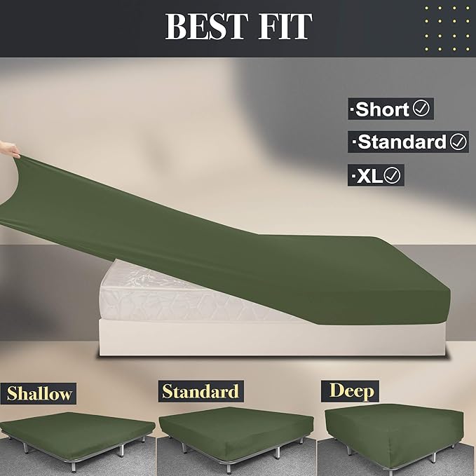 Soft Stretch Queen Fitted Sheet Only - Image 4