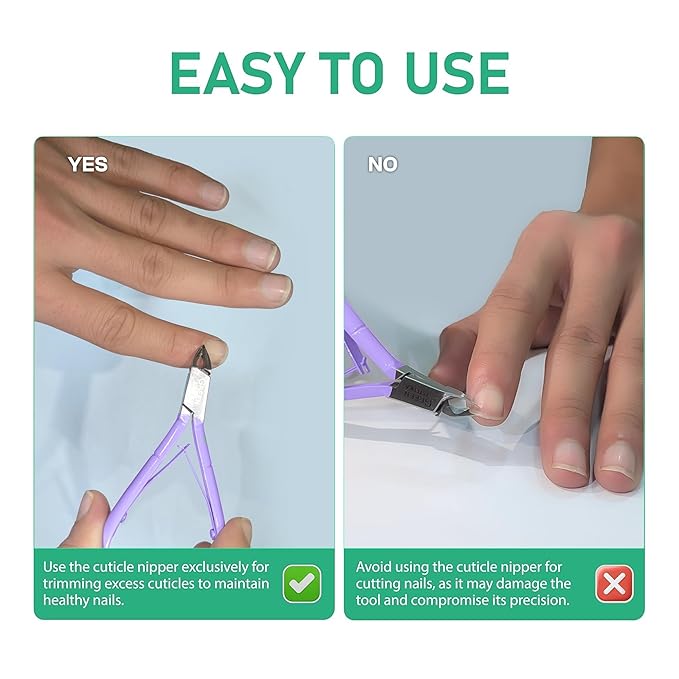 Professional Cuticle Trimmer Nail Cuticle Cutter Stainless Steel Cuticle Nippers - Image 7