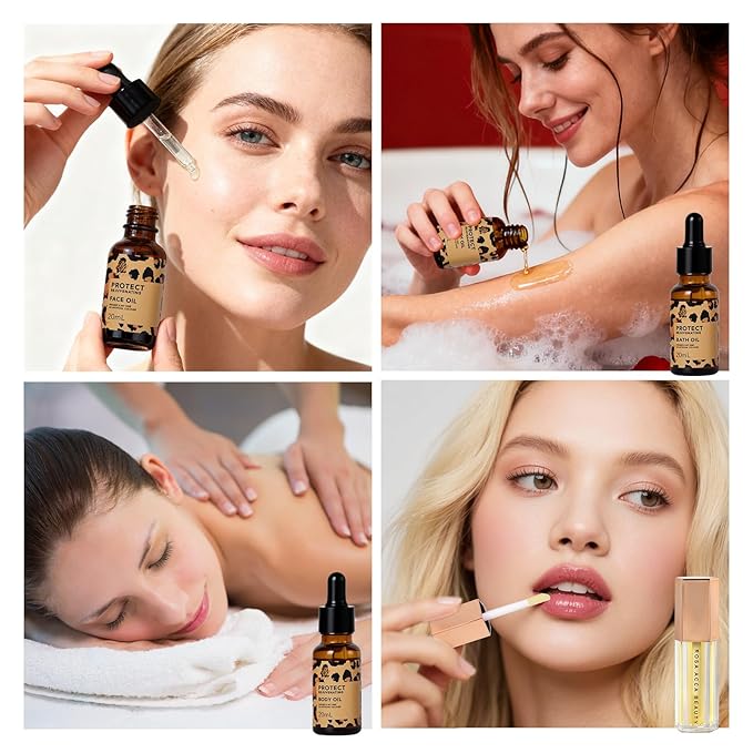 32 Pcs Mother's Day Gift for Mom, Leopard Facial Skin Care Set for Women - Image 2