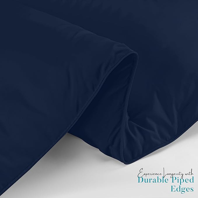 Utopia Bedding Queen Comforter Duvet Insert, Quilted Navy Comforter - Image 7