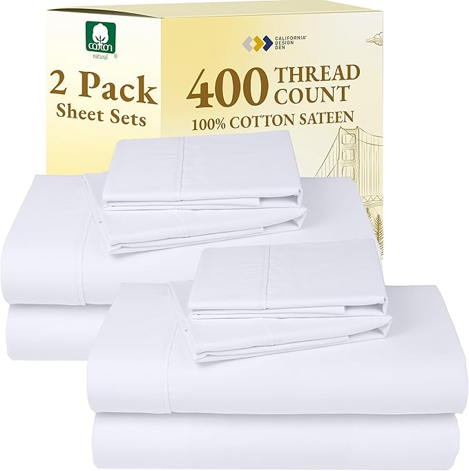 California Design Den 2-Pack Sheet Sets King Size by CaliforniaDesignDen