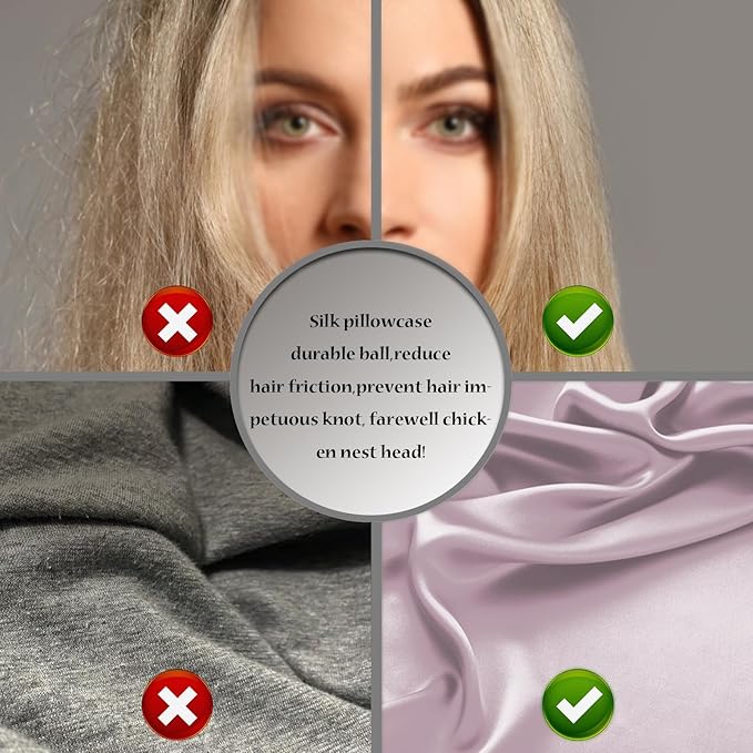 Silk Pillow Cases 2 Pack, Soft Breathable and Sliky Queen Size Pillow Cases Set - Image 5