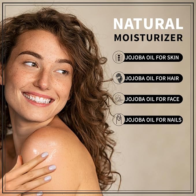 Yoken 32 fl oz 100% Pure Jojoba Carrier Oil - Image 5