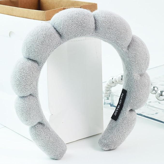 Spa Headbands for Washing Face Makeup Skin Care Women Bubble Facial Beauty - Image 3