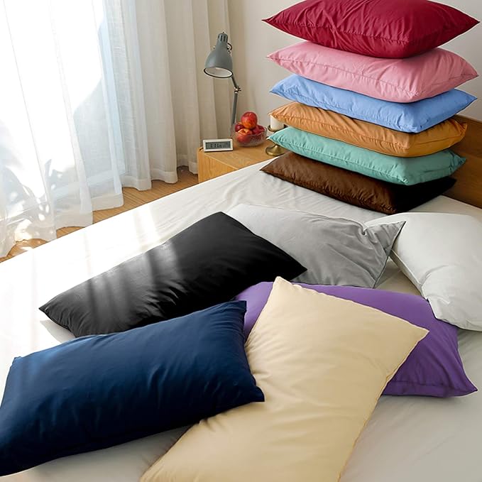 FLXXIE Pillow Cases Queen, Soft Microfiber Pillow Covers - Image 5