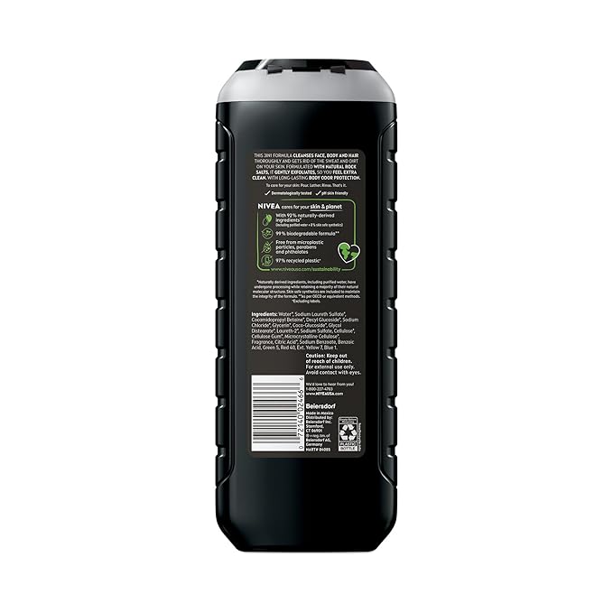 NIVEA MEN Deep Clean Rock Salts Body Wash - Image 11