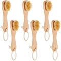 Nuanchu 6 Pcs Wooden Face Cleaning Brush Facial Exfoliator Brush Dry Scrubber by Nuanchu