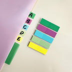 ELII 500 PCS Sticky Index Tabs 21 Sets, Colorful Book Tabs Sticky Tabs for Notebooks, Page Tabs for Binders, Page Markers Notebook Tabs