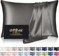 Silk Pillowcase for Hair and Skin, Mulberry Silk Pillow Cases King Size by HOME