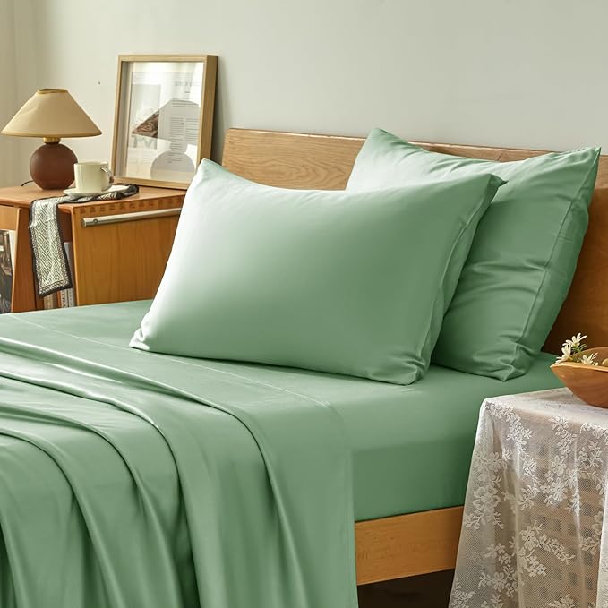 Homiest Cooling Pillow Cases Standard Size Set of 2, 100% Rayon Derived from - Image 2