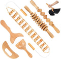 KintKita Wood Therapy Massage Tool 6 in 1, Lymphatic Drainage Massager by KintKita