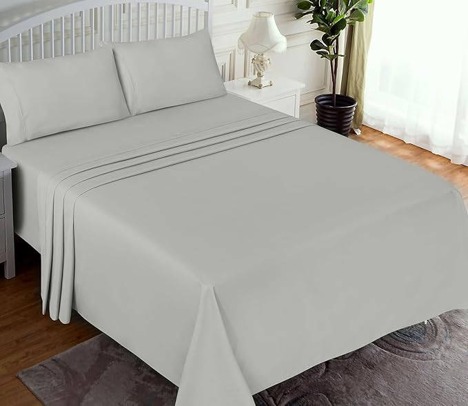 RUVANTI 100% Cotton Sheets – Twin XL Size Percale Bedding, Cooling & Breathable - Image 2