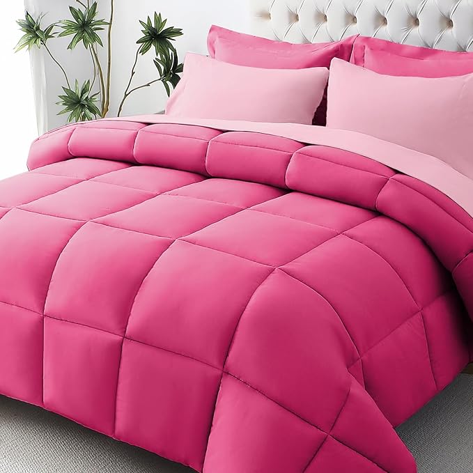 JOLLYVOGUE Twin XL Comforter Set, Ultra-Soft Bed in a Bag Twin XL Size 5 Pieces by JOLLYVOGUE