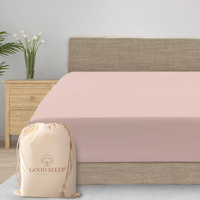 Good Sleep Bedding King Size Fitted Sheet Only Deep Pocket 16" by GoodSleepBedding