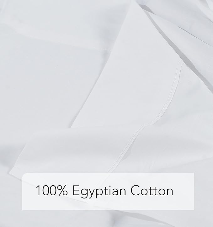 Flat Sheet Only Full Size, 400 TC 100% Egyptian Cotton Flat Sheet - Image 8