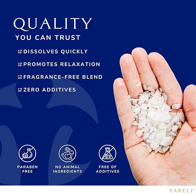 Yareli Magnesium Flakes, Dead Sea Bath & Foot Soak, Alternative to Epsom Salt - Image 5
