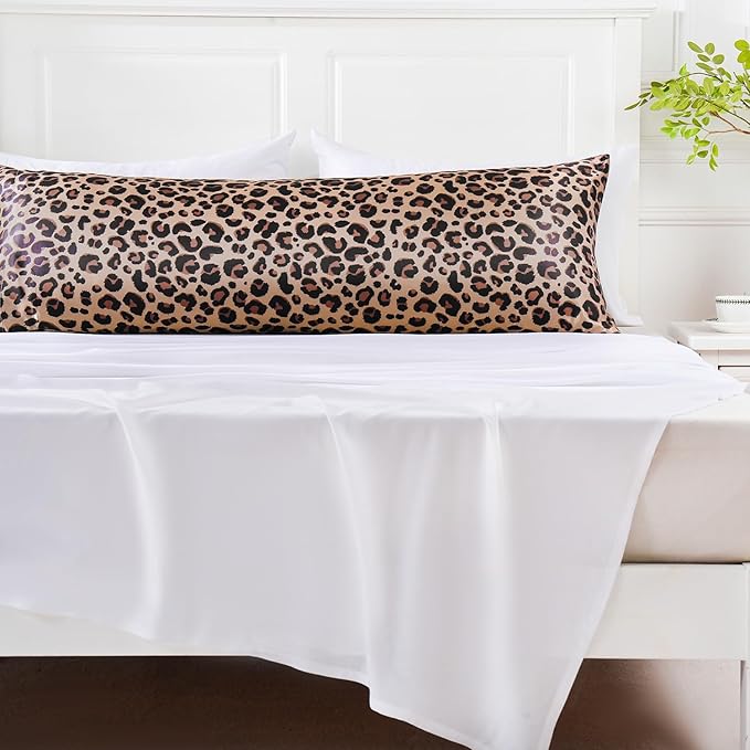 MR&HM Satin Body Pillow Cover, Soft and Breathable Body Pillow Case - Image 8