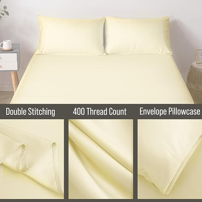 Bella Coterie | Luxury Bamboo Viscose Standard Size Pillowcase Set | 100% - Image 3