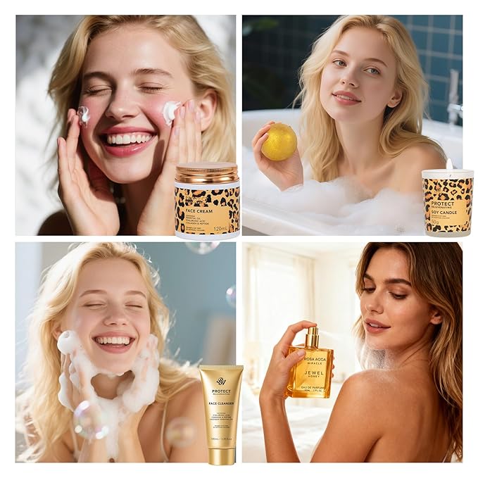 33 Pcs Mother's Day Gift, Honey & Almond Skin Care Gift Set, Spa Bath & Body - Image 5