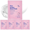 Firm & Glow Sheet Mask with Vegan Collagen Semi-Gel Sheet Biodegradable 100% by Thebeginningofcleanbeauty
