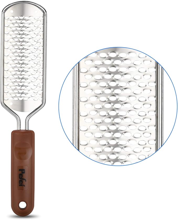 Professional Pedicure Foot File, Colossal Stainless Steel Detachable Foot by Pefei